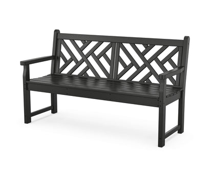 POLYWOOD® Chippendale 60" Bench in Black