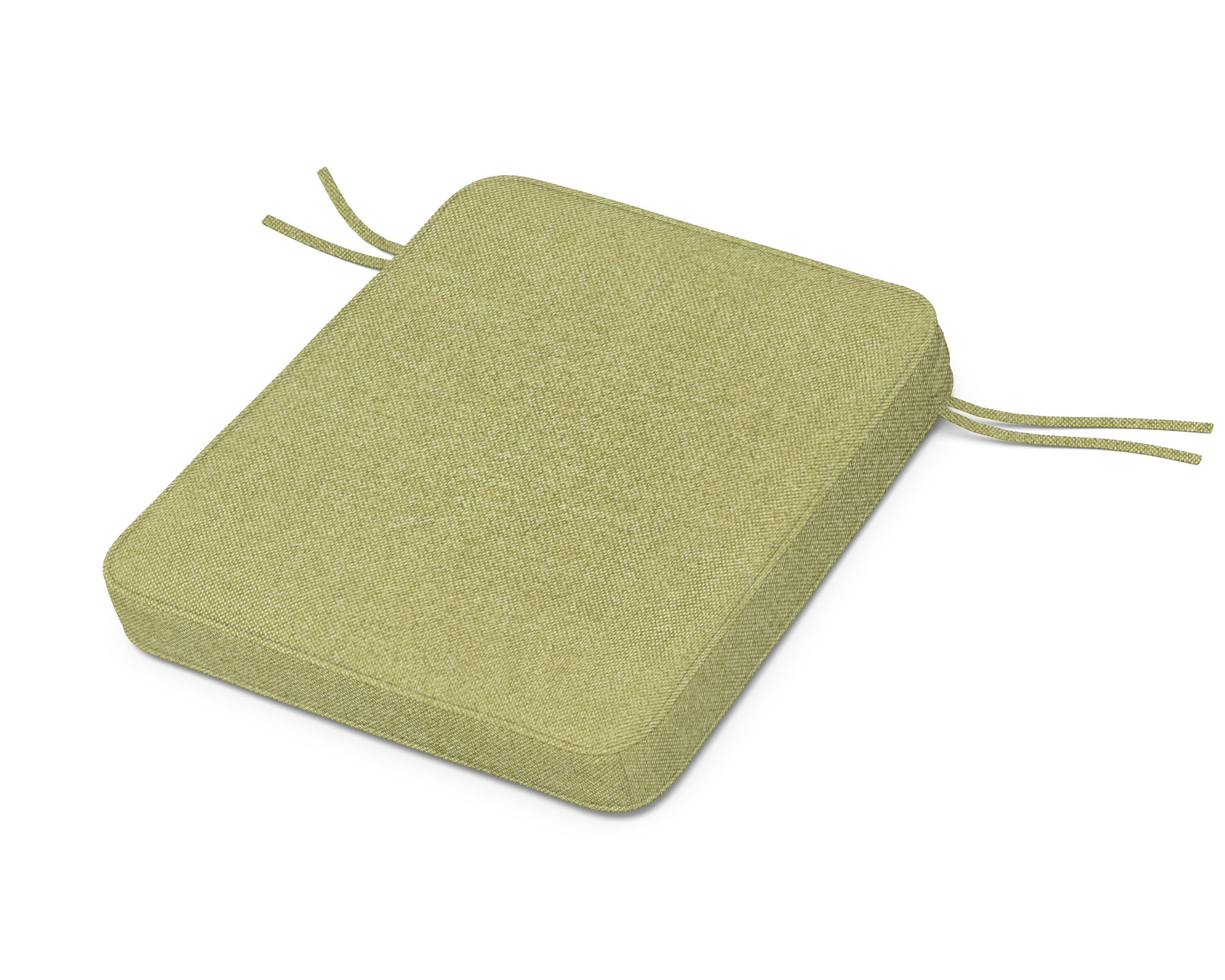 Martha Stewart by POLYWOOD® Chinoiserie Rocker Seat Cushion in Chartreuse Boucle