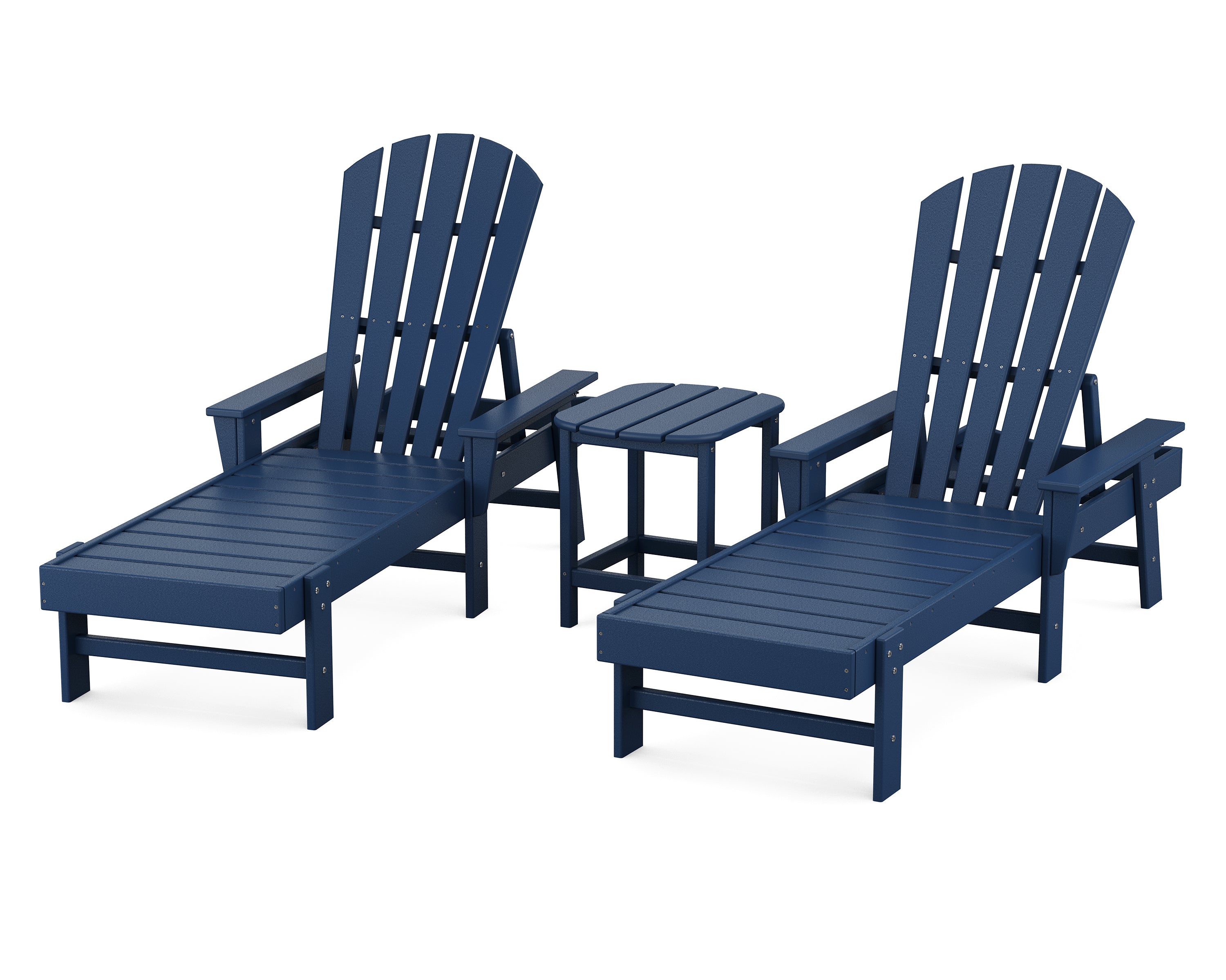 POLYWOOD® South Beach Chaise 3-Piece Set in Navy