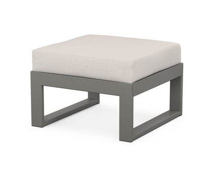 Unbranded Modular Ottoman - Modern in Slate Grey / Cast Ash
