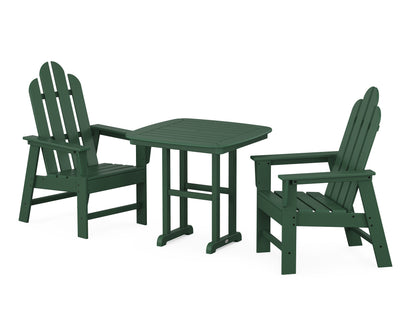 POLYWOOD® Long Island 3-Piece Dining Set in Green