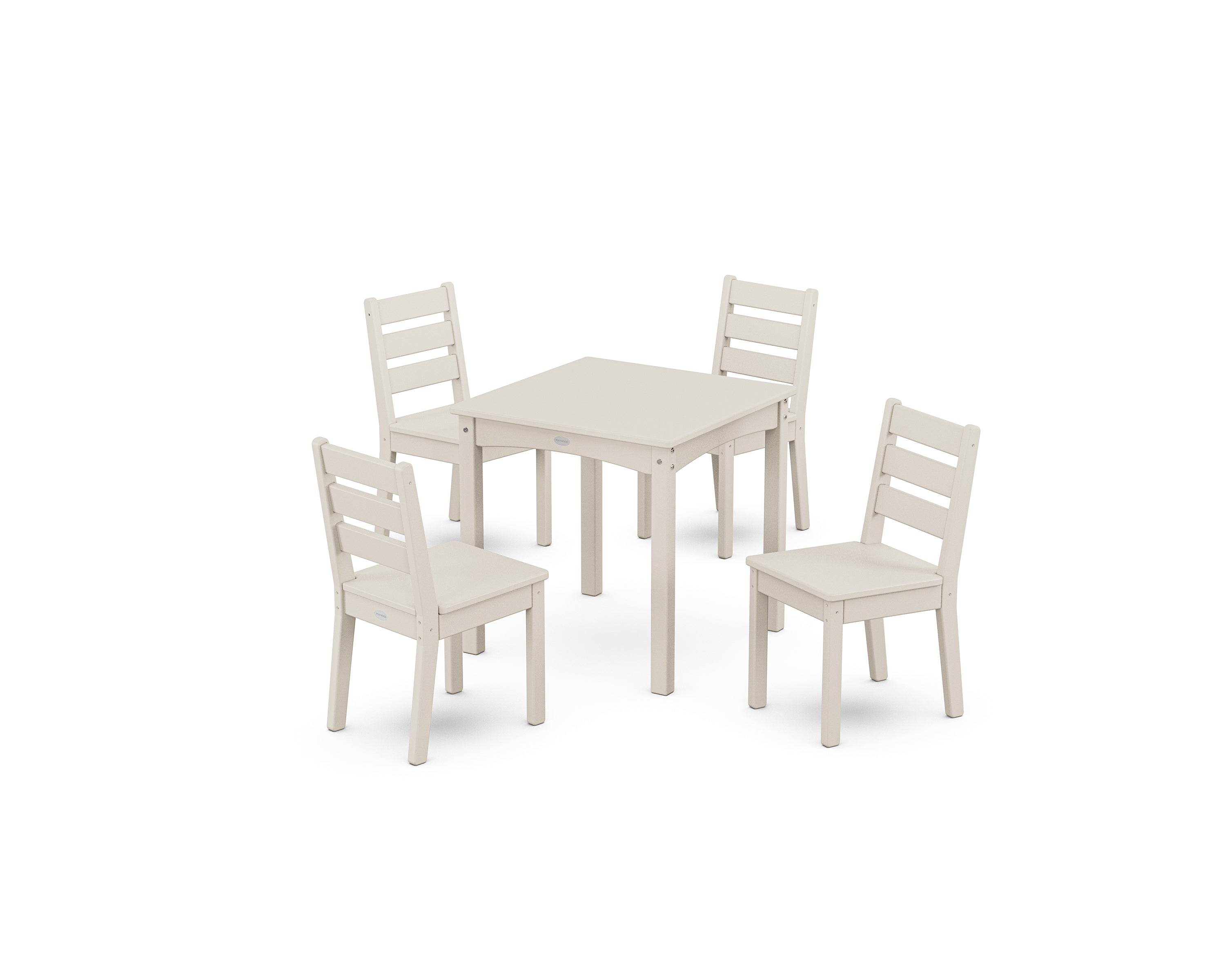 POLYWOOD® Lakeside Kids 5-Piece Dining Set in Sand