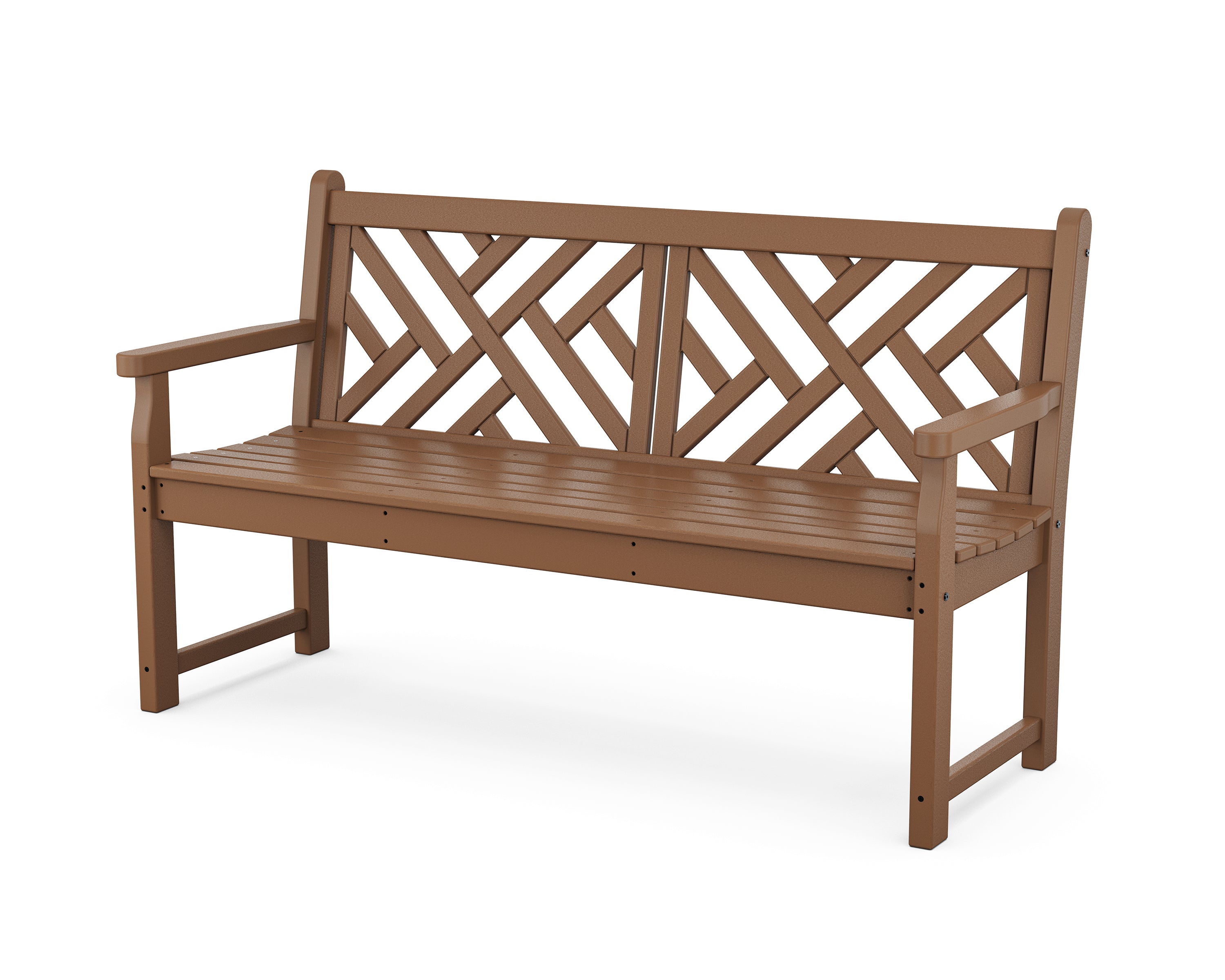 POLYWOOD® Chippendale 60" Bench in Teak