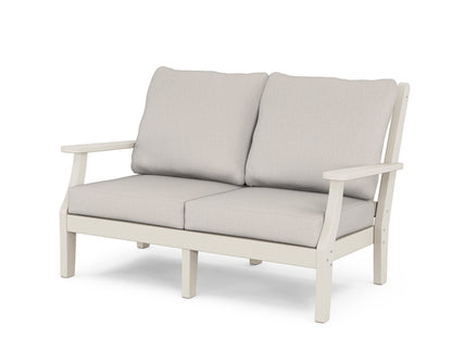 Country Living Wovendale Deep Seating Loveseat in Sand / Cast Ash