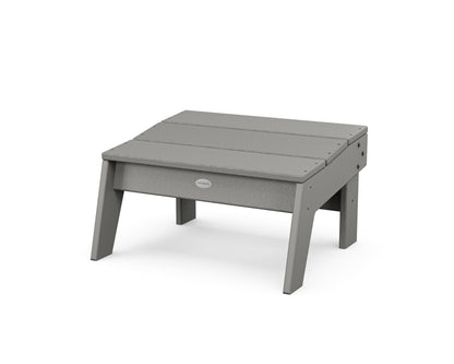 POLYWOOD® Modern Studio Oversized Ottoman in Slate Grey