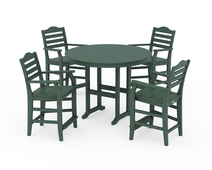 Draper James™ by  POLYWOOD® Savannah 5-Piece Round Farmhouse Counter Set in Green