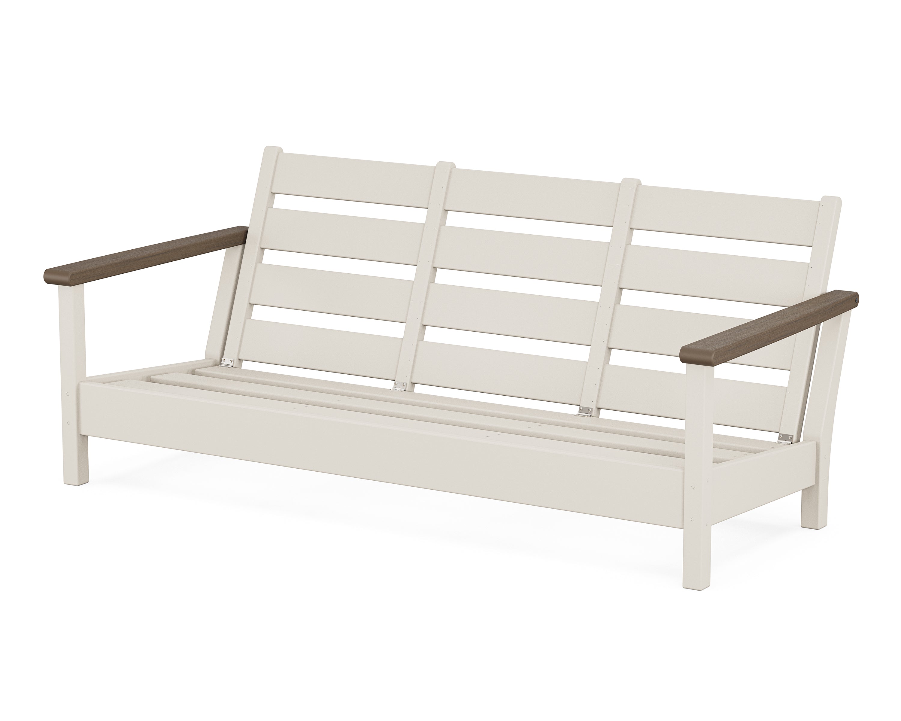 POLYWOOD® Harbour Sofa Frame in Sand / Kona