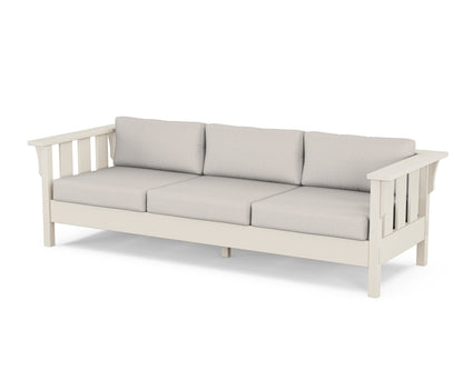 Martha Stewart by POLYWOOD® Acadia Deep Seating Sofa in Sand / Cast Ash