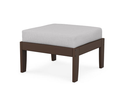 Unbranded Modular Ottoman - Classic in Mahogany / Granite