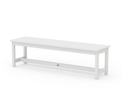 POLYWOOD® 60" Planter Bench in White