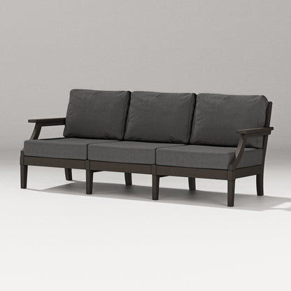 PW Designer Series Estate Sofa in Vintage Coffee / Spectrum Carbon