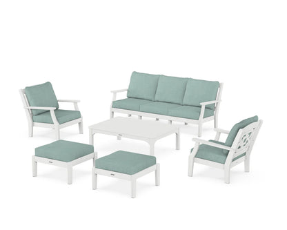 Chinoiserie 6-Piece Lounge Sofa Set