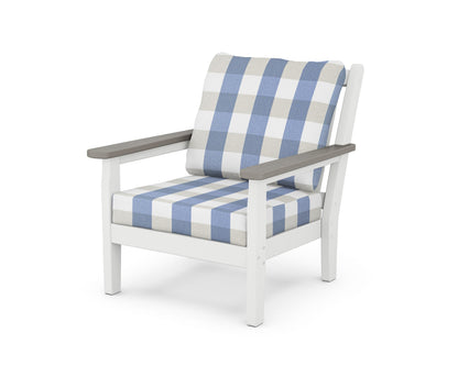 Chippendale Deep Seating Chair - White