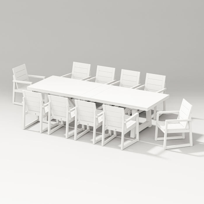 Elevate 11-piece A-frame Table Dining Set