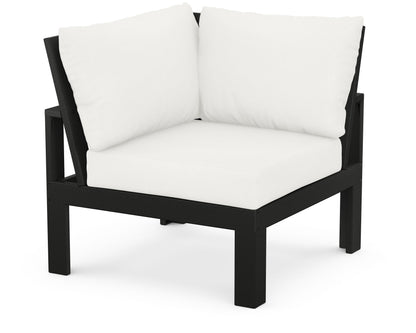 Unbranded Modular Corner Chair in Black / Natural Linen