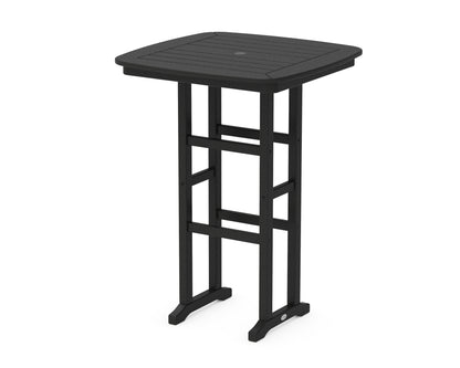 POLYWOOD® Nautical 31" Bar Table in Black