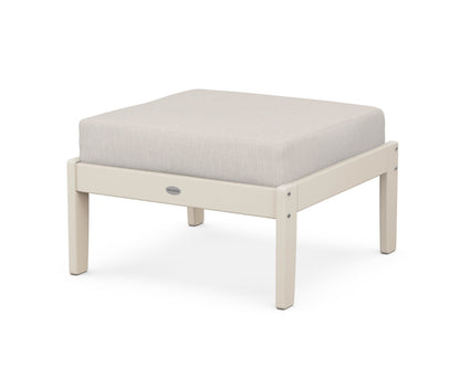 POLYWOOD® Braxton Deep Seating Ottoman in Sand / Cast Ash