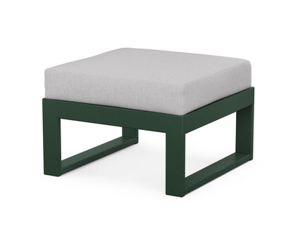 Unbranded Modular Ottoman - Modern in Green / Granite