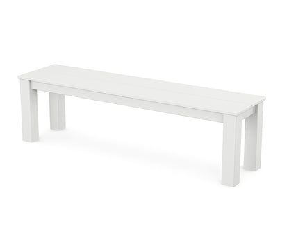 POLYWOOD® Parsons 60" Bench in White