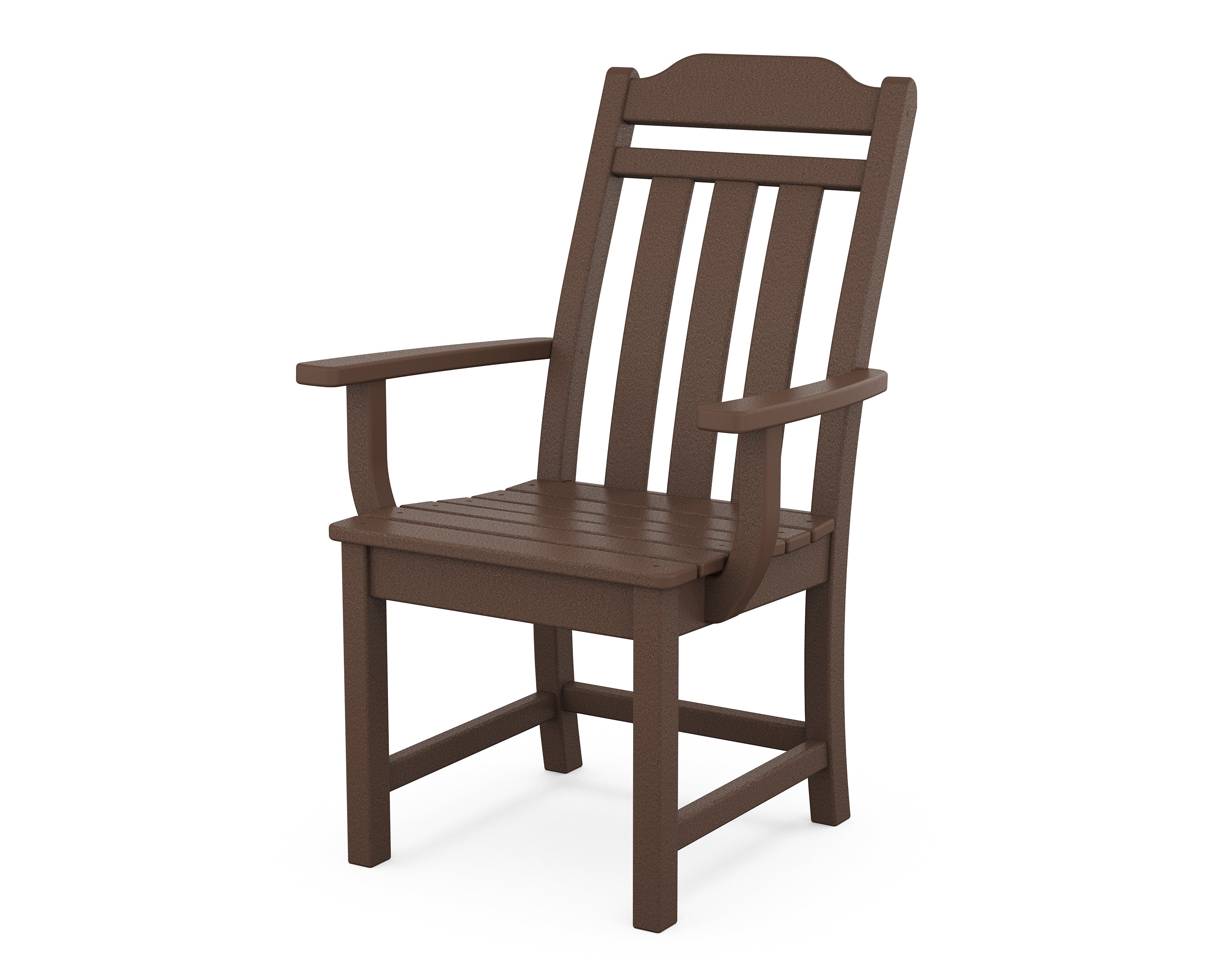 Country Living Cottage Dining Arm Chair in Mahogany