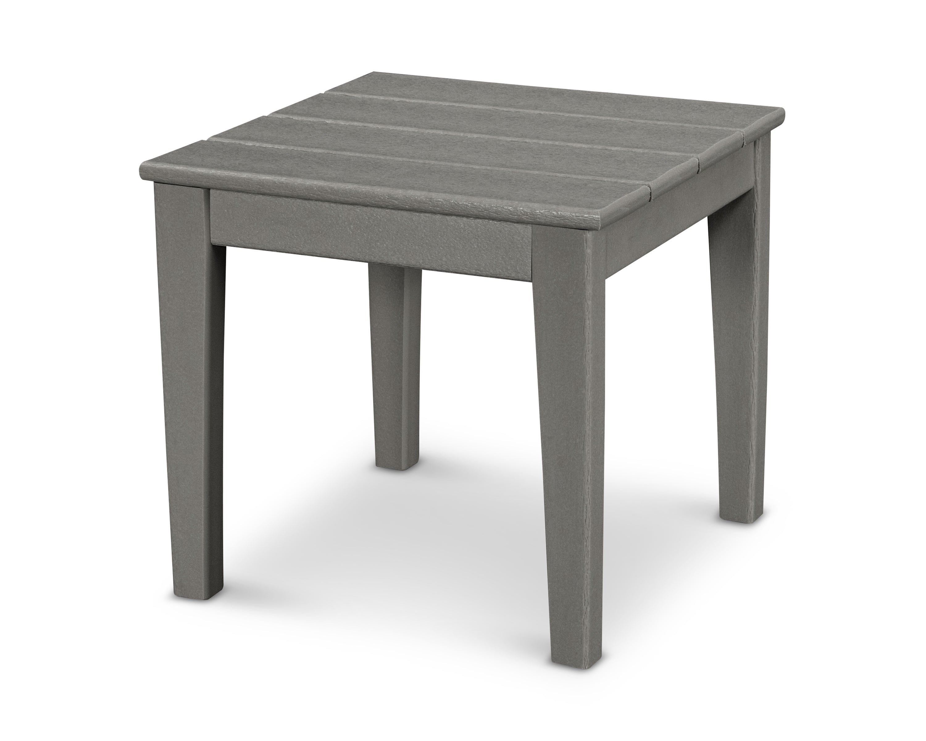 POLYWOOD® Newport 18" End Table in Slate Grey