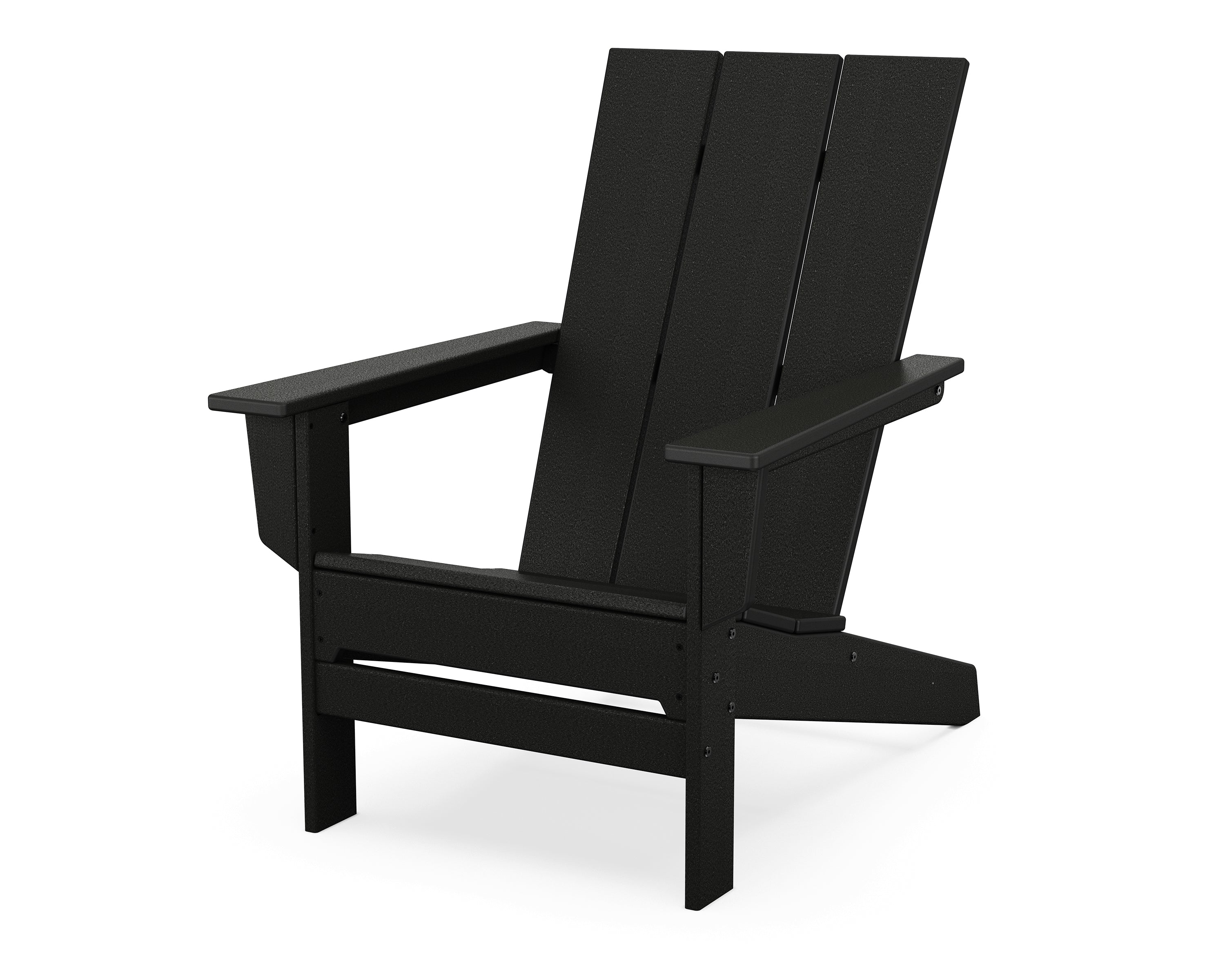 POLYWOOD® Modern Studio Adirondack Chair in Black
