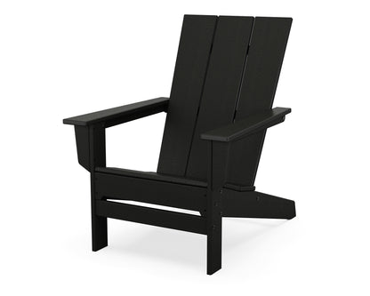 POLYWOOD® Modern Studio Adirondack Chair in Black