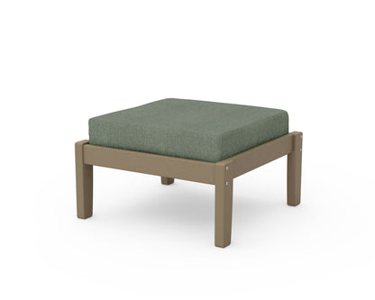 Unbranded Deep Seating Ottoman in Vintage Sahara / Cast Sage