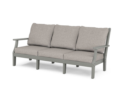 Country Living Wovendale Deep Seating Sofa in Slate Grey / Weathered Tweed