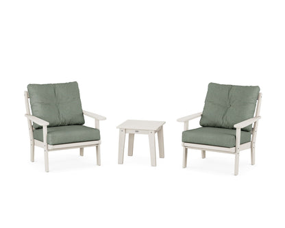 POLYWOOD® Mission 3-Piece Deep Seating Set in Sand / Cast Sage