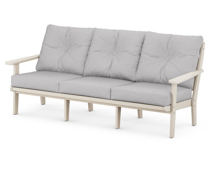 POLYWOOD® Lakeside Deep Seating Sofa in Sand / Granite
