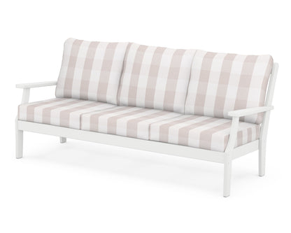 Braxton Deep Seating Sofa - White