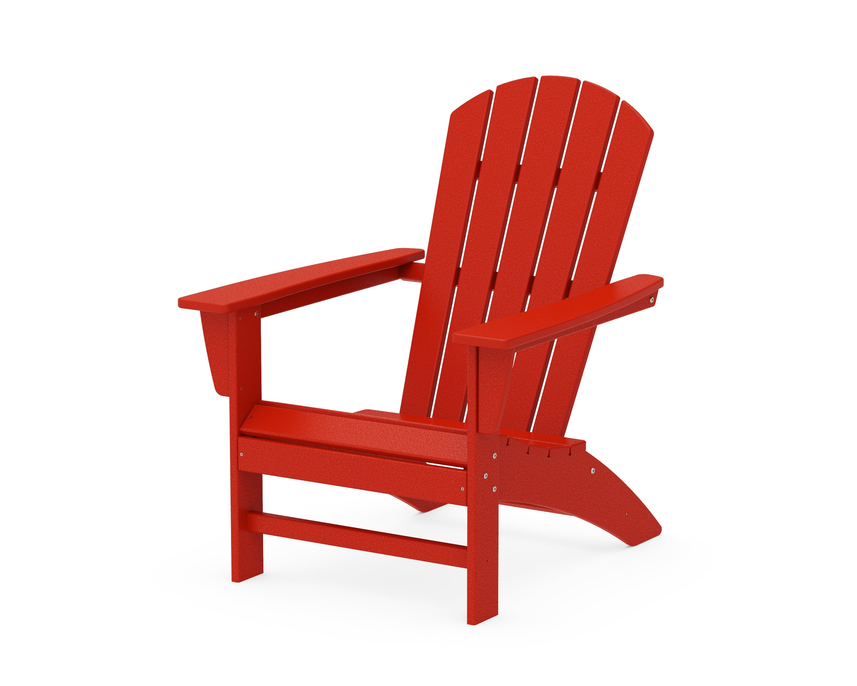POLYWOOD® Nautical Adirondack Chair in Sunset Red