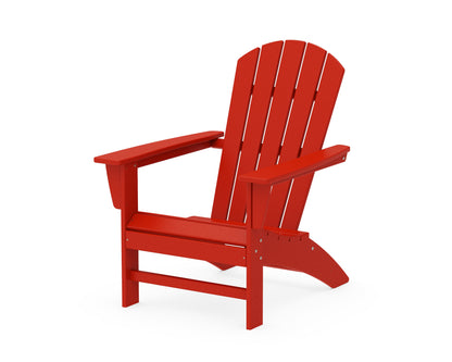 POLYWOOD® Nautical Adirondack Chair in Sunset Red