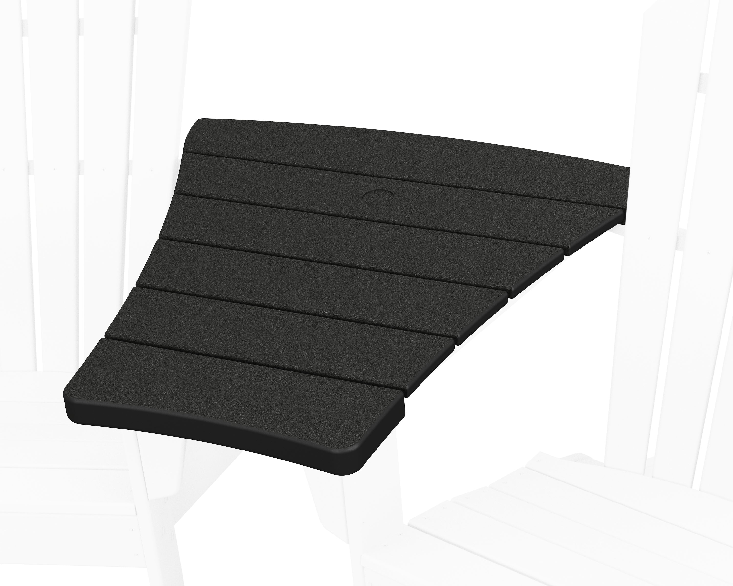 POLYWOOD® Angled Adirondack Connecting Table in Black