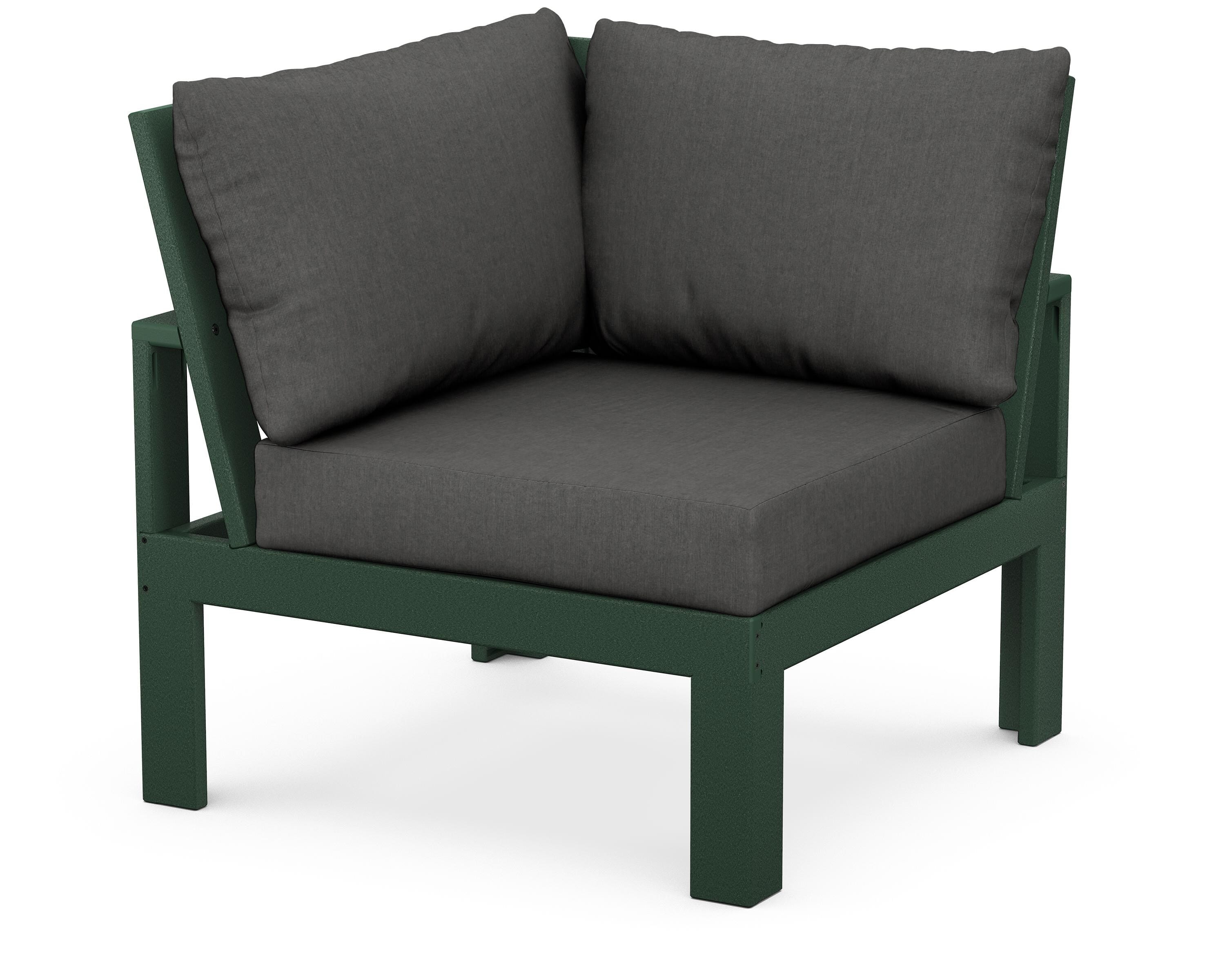 Unbranded Modular Corner Chair in Green / Spectrum Carbon