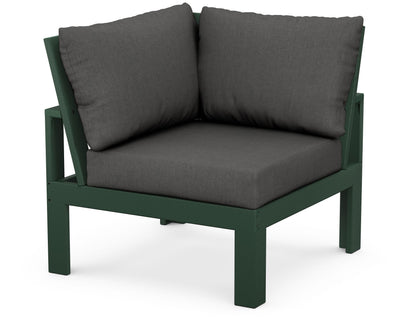 Unbranded Modular Corner Chair in Green / Spectrum Carbon