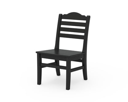 POLYWOOD® Savannah Dining Side Chair in Black