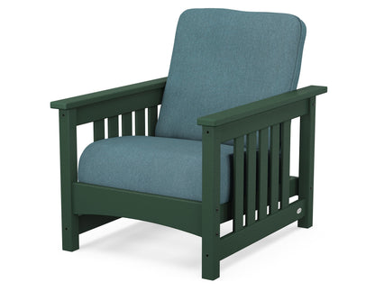 POLYWOOD® Club Mission Chair in Green / Ocean Teal