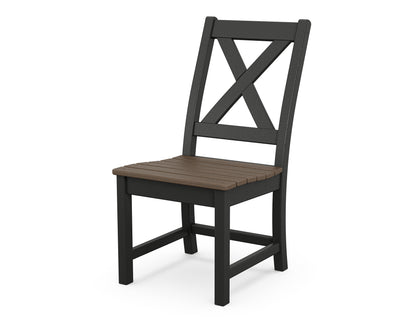 POLYWOOD® Braxton Dining Side Chair in Black / Kona