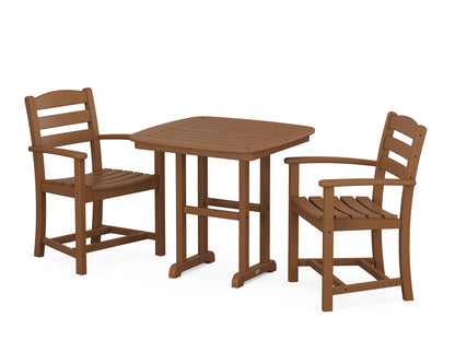 POLYWOOD® La Casa Café 3-Piece Dining Set in Teak