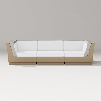 PW Designer Series Elevate Sofa Sectional in Vintage Sahara / Natural