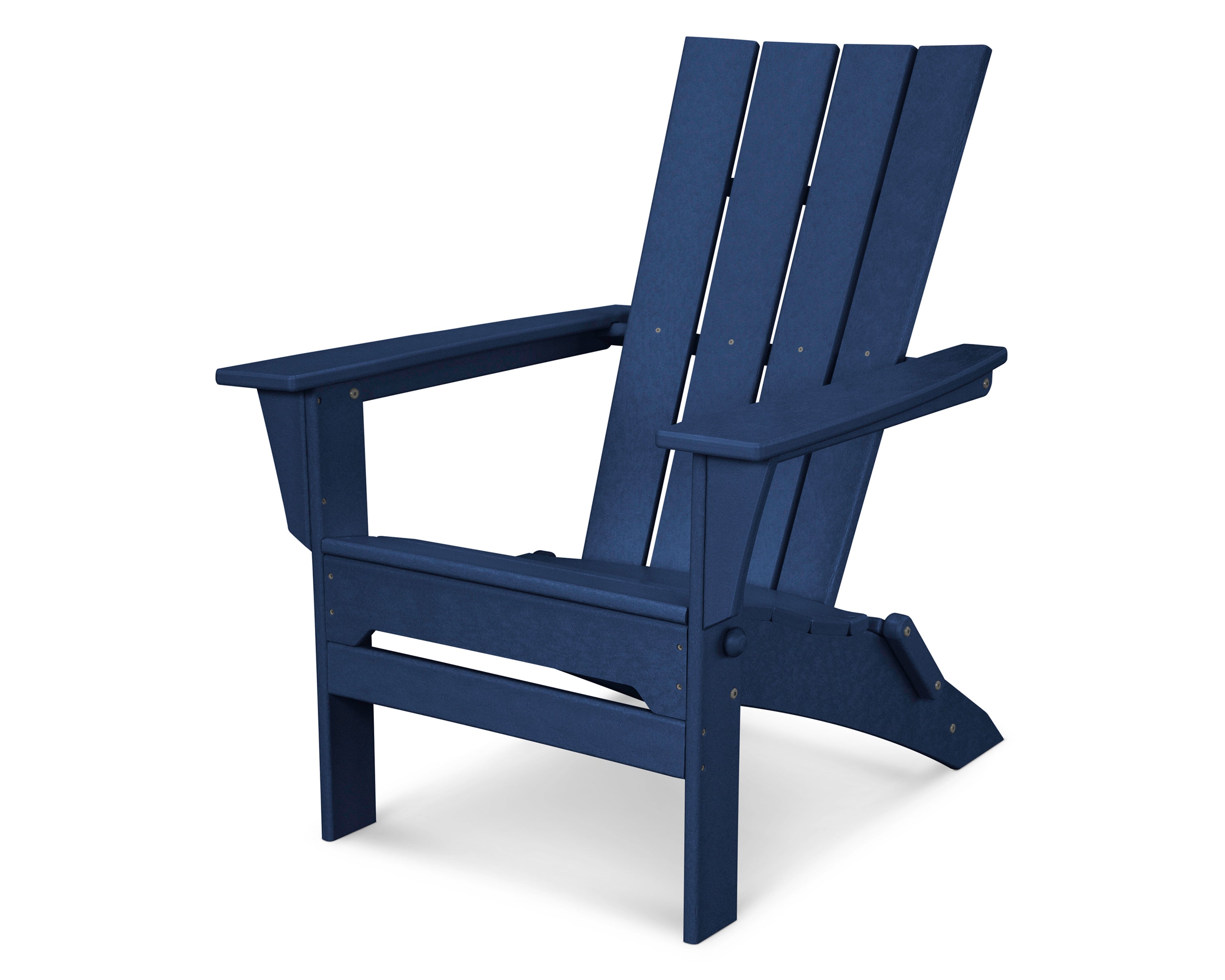 POLYWOOD® Quattro Folding Adirondack in Navy