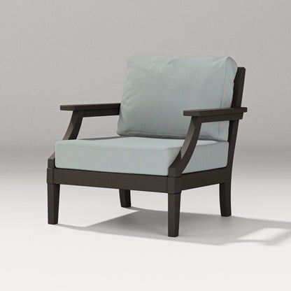 PW Designer Series Estate Lounge Chair in Vintage Coffee / Spa
