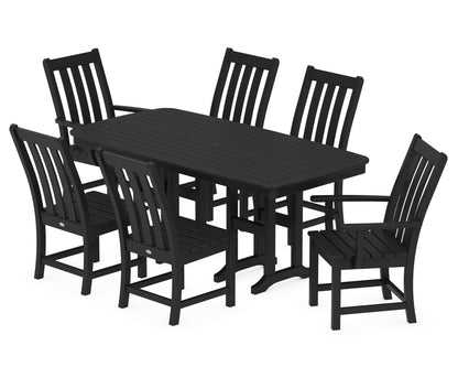POLYWOOD® Vineyard 7-Piece Dining Set in Black