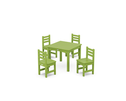 POLYWOOD® Lakeside Toddler 5-Piece Dining Set in Lime