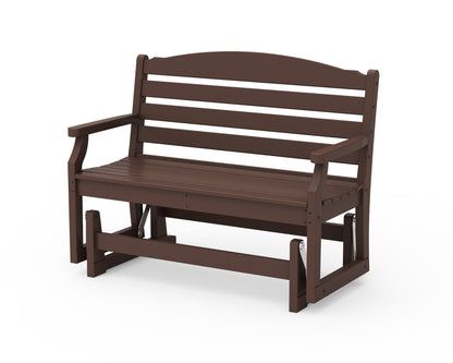 POLYWOOD® Savannah 48" Glider in Mahogany