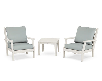 Country Living Wovendale 3-Piece Deep Seating Set in Sand / Spa