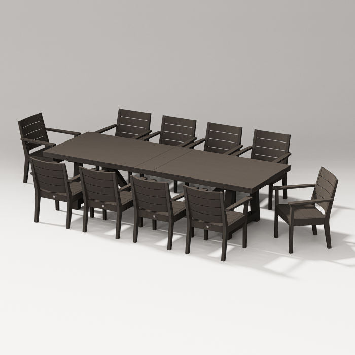 Latitude 11-piece A-frame Table Dining Set