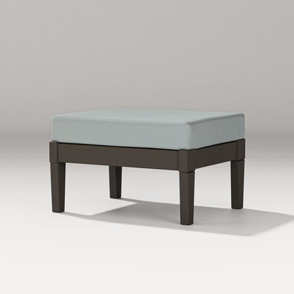 PW Designer Series Estate Lounge Ottoman in Vintage Coffee / Spa